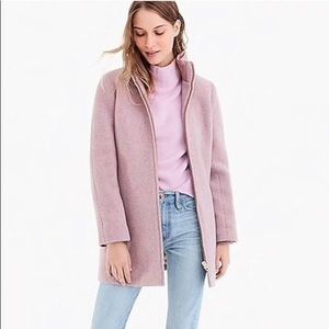 J. Crew Lodge Coat in Heather Cotton Candy